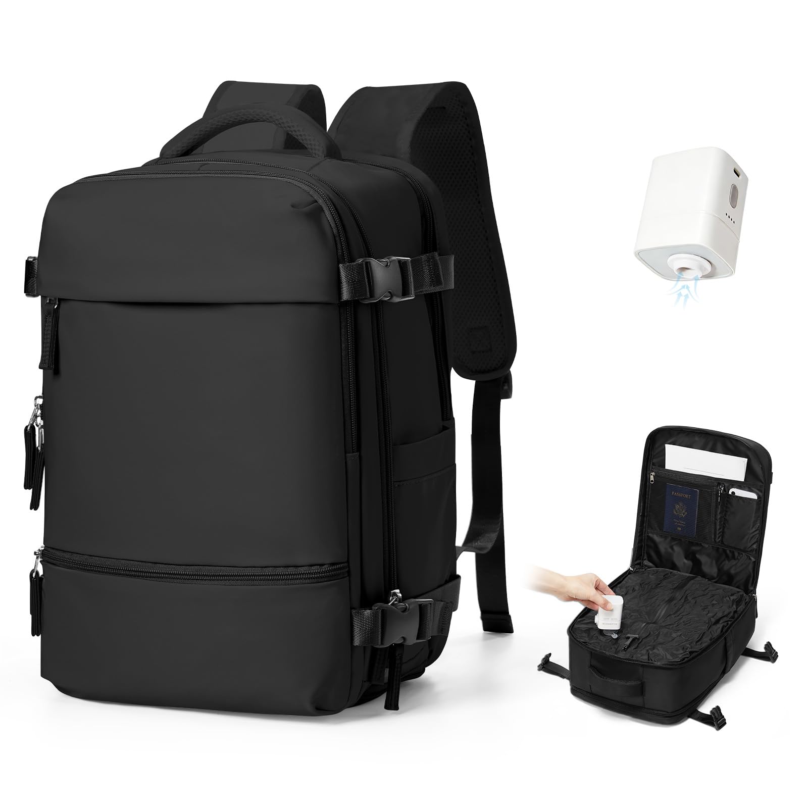 SZSYCN Mochila Viaje Cabina Avion 40x30x20 Ryanair Wizzair Maletas de Viaje Mujer Mochilas Viaje 40×20×25 Ryanair para Mujer Equipaje de Mano 45x36x20 Easyjet Maletas para Portatil Hombre — view 39