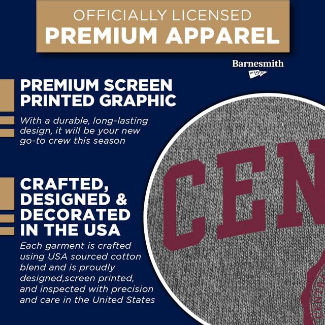 Image of Ivysport Crewneck Sweatshirt for College, Heritage Logo, Color, Adult Unisex