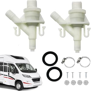 Válvula de hogar, válvula de motor de descarga de 3.94 x 3.15 x 1.57 pulgadas, fácil de instalar, accesorio resistente a prueba de fugas, herramienta de repuesto de inodoro para mantenimiento de