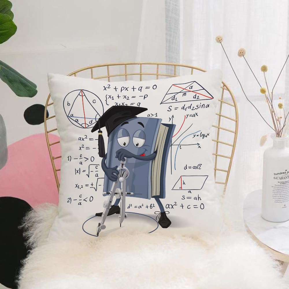 Hyosxw Math Classroom Decor, Personalized - A5 Cushion Cover,Throw Pillow Case Home Decorative For Living Room Bedroom Sofa Chair 18X18 Inch,Math Classroom Decor, Personalized,Pillowcase 45X45cm
