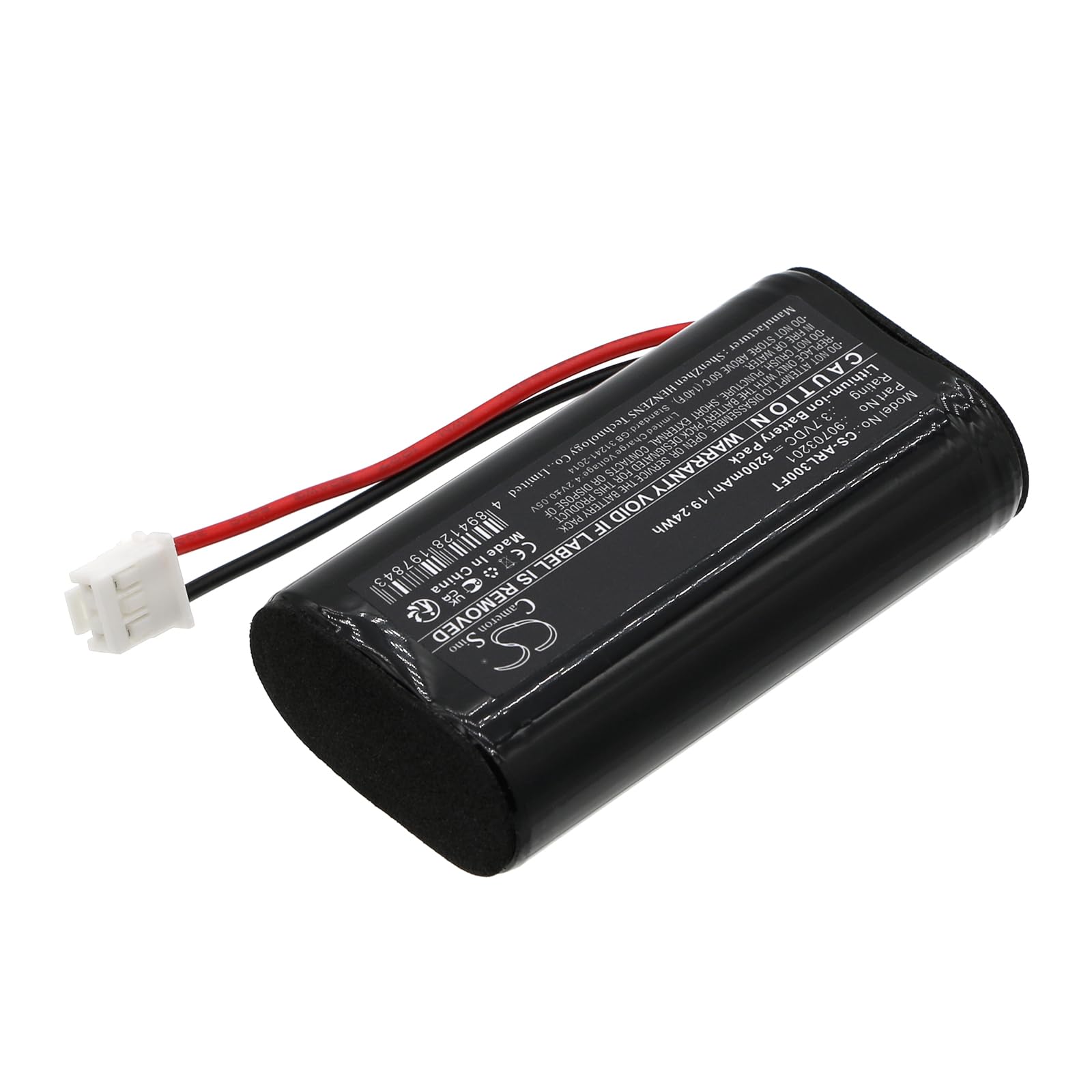 Cameron Sino Batterie de rechange pour ADARO Adalit L-3000, Adalit L-3000 Power, IL-300 PN : ADARO 90703201, L3.60 5200 mAh / 19,24 Wh