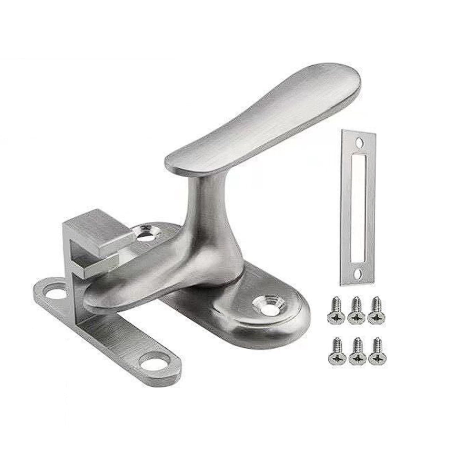 Yuaeb Biao Boutique Shop Uk Silver Stainless Steel Small Door Bolt, Anti-Theft Lock For Wooden, Latch, Or Large(,S)