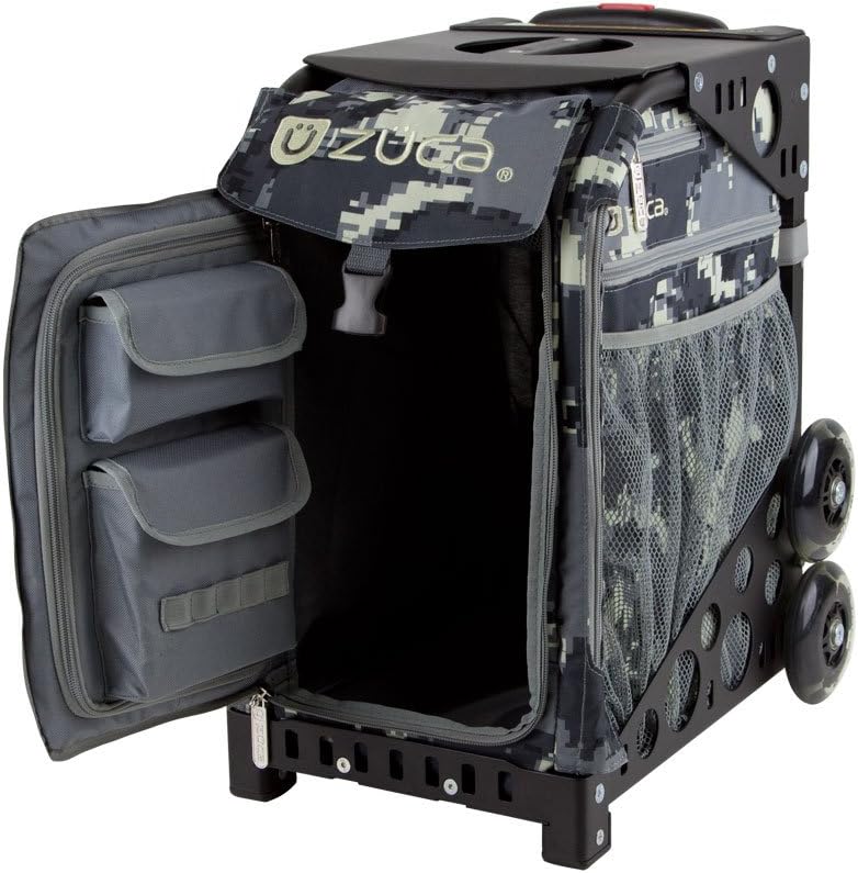 ZUCA Sport Anaconda Insert Bag (Camo) w/Frame (Black, Non-Flashing Wheels)