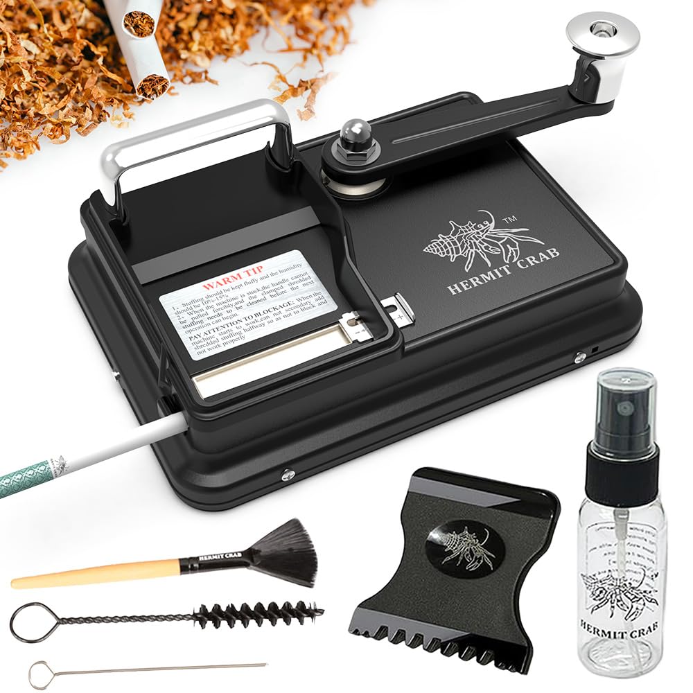 electric roller for cigarettes Electric Automatic Cigarette Rolling Machine(BLACK)