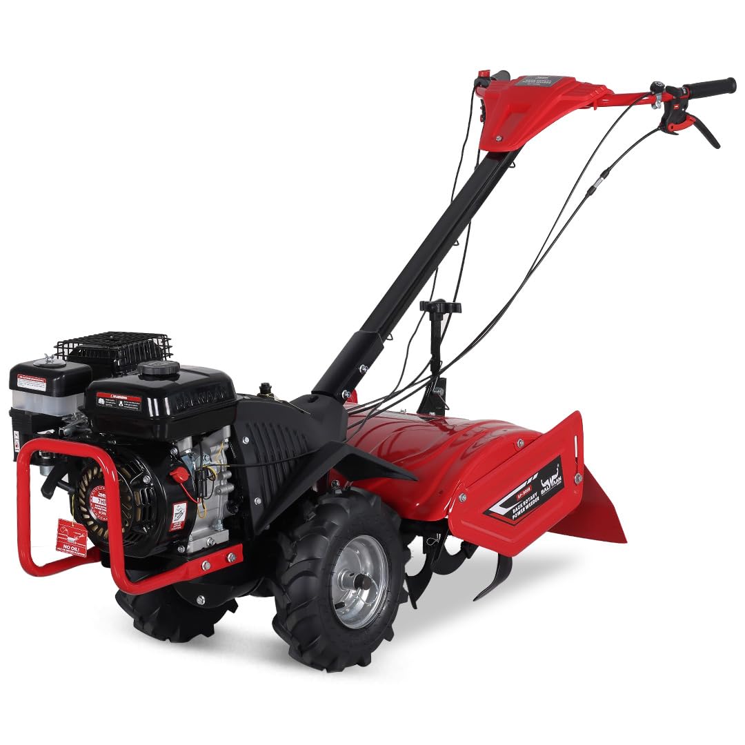 Balwaan Krishi Back Rotary Power Weeder | 212cc 4-Stroke Petrol Engine | 35 cm Depth | Forward & Reverse Gear Machine | Easy Start with Recoil Blades for Farm & Agriculture|BP-800B-image-29
