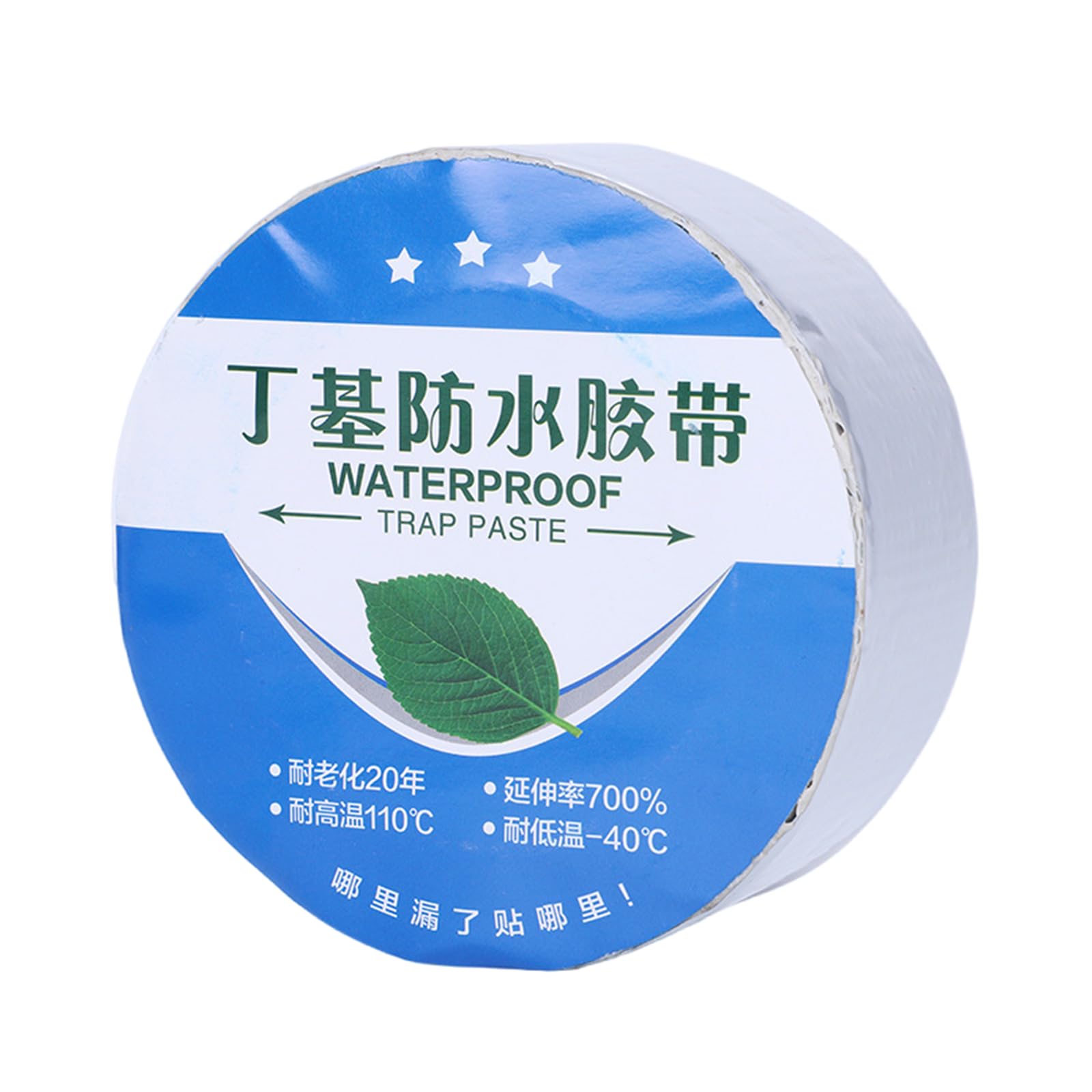 Cinta De Sellado De Butilo De Aluminio,Potente ButíLico Cinta De ReparacióN,Fuerte Adherencia,Antienvejecimiento,para ReparacióN De TuberíAs De Agua,Techo,Sombrilla,Piso,Cocina,Canalones