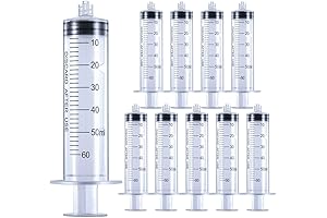 60 ml Syringes Sterile No Needle for Measuring Dispensing