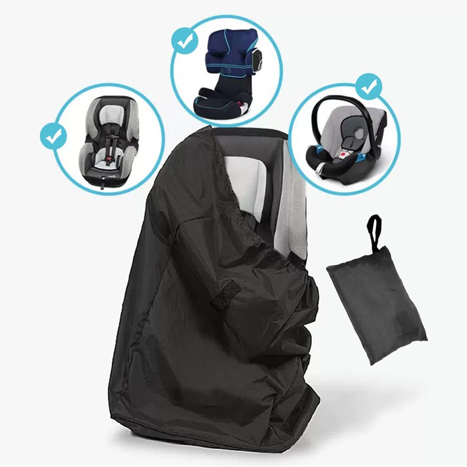 1 sacchetto di sicurezza nero 86x43 cm, tessuto Oxford, resistente all'acqua e alla polvere, multifunzionale, adatto per i viaggi, chiusura con cordoncino