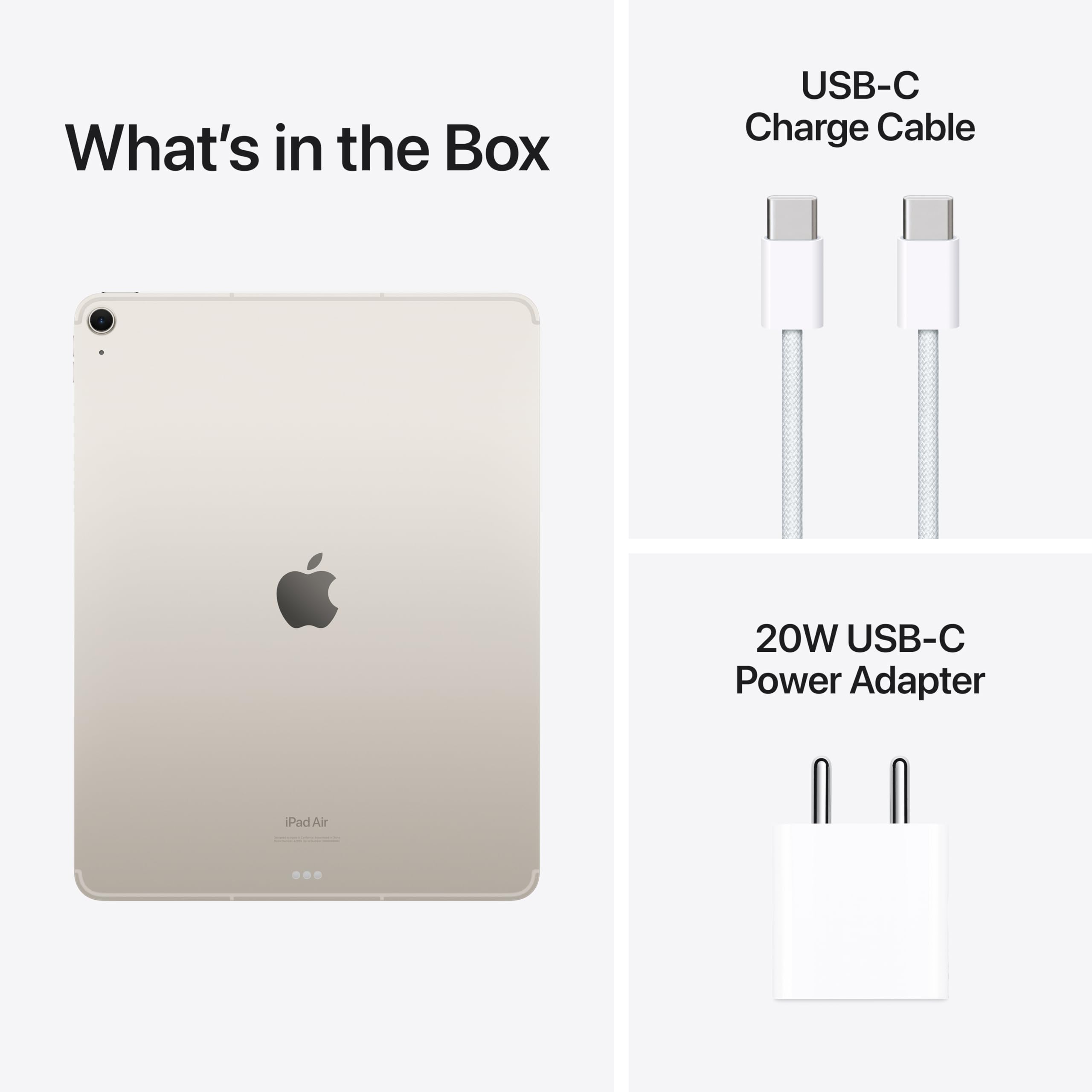 Apple iPad Air 13″ (M2): Liquid Retina Display, 512GB, Landscape