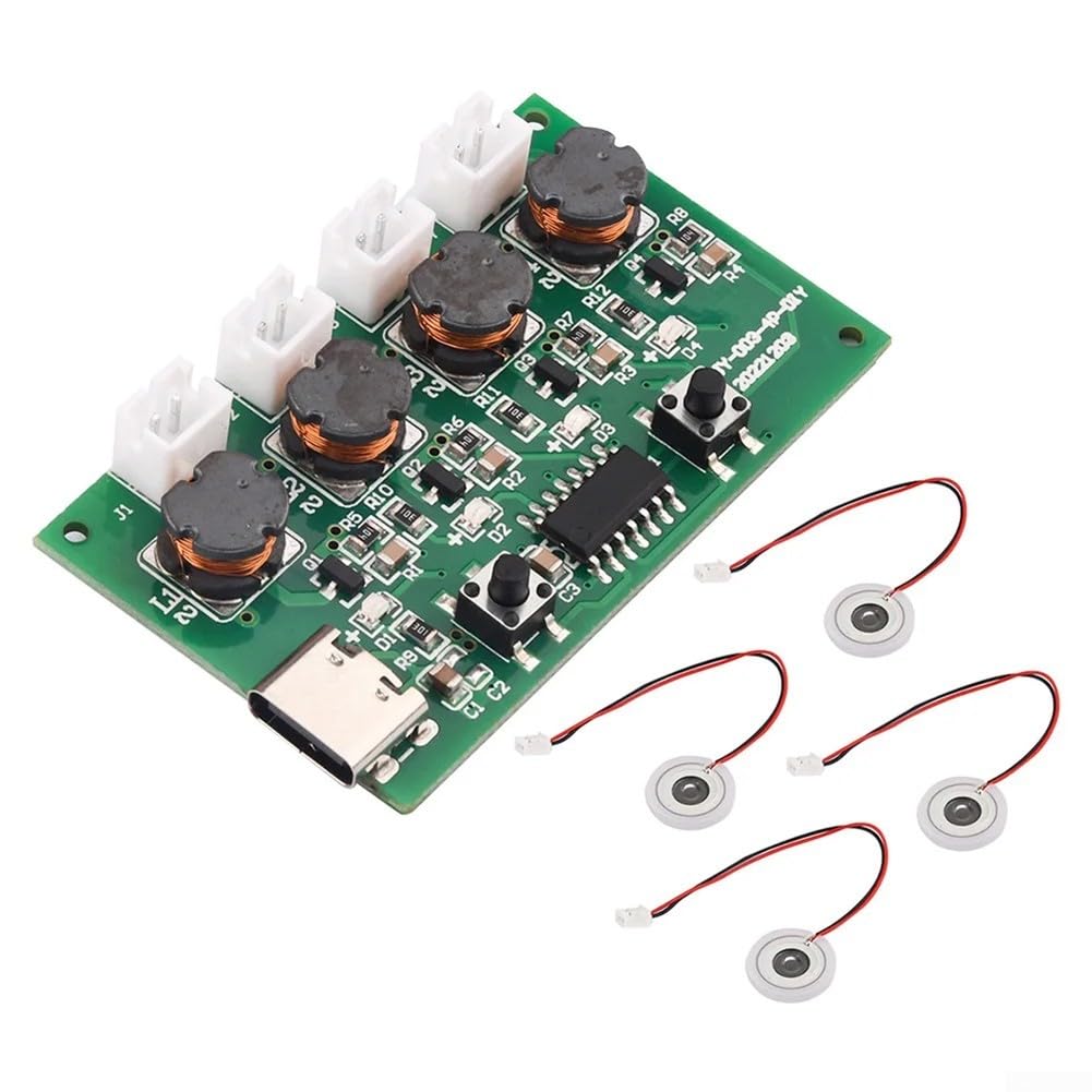 Kit umidificatore fai da te da 5 V con controller modulo Mist Maker che Kit umidificatore fai da te da 5 V con controller modulo Mist Maker che