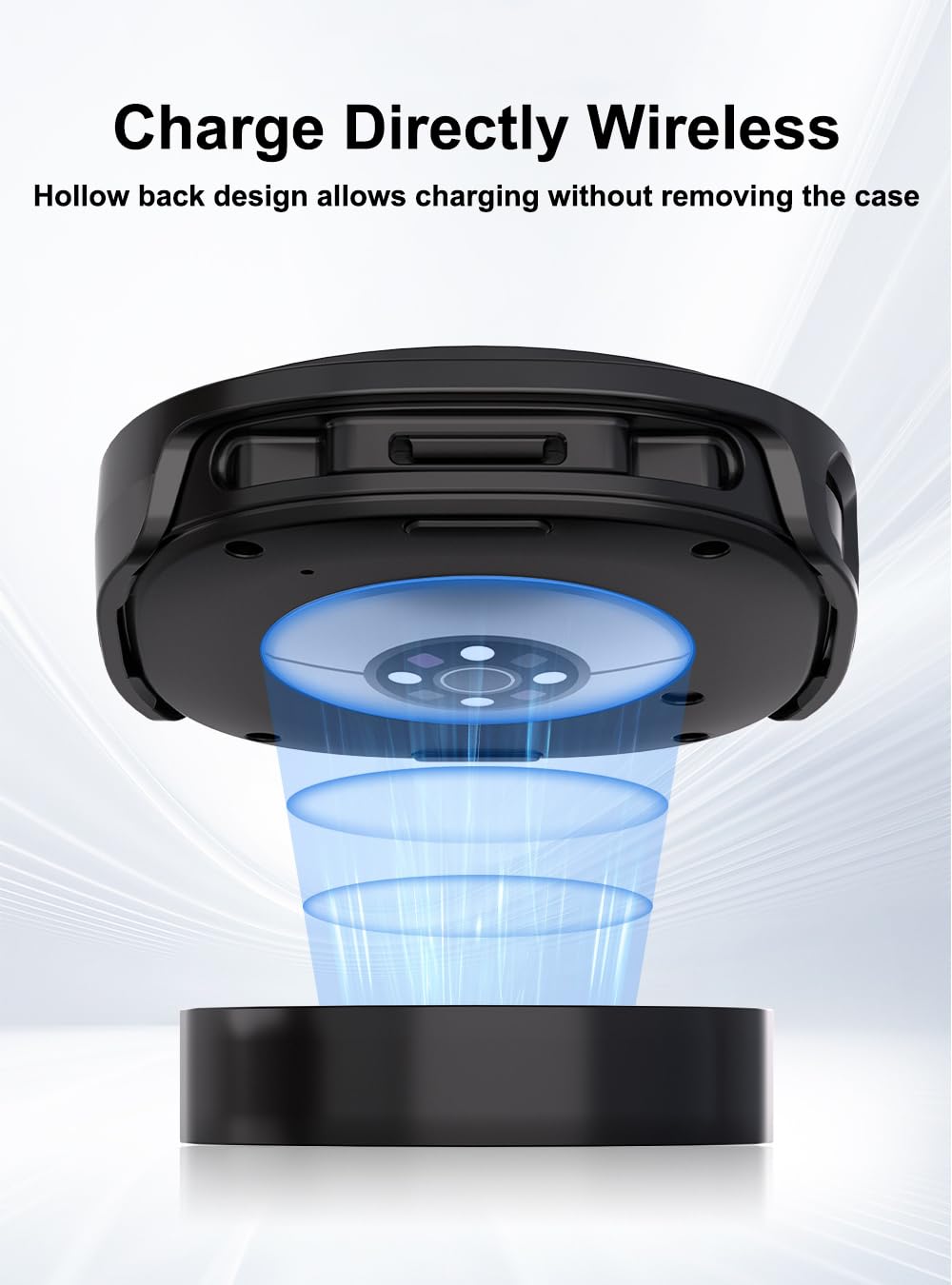 Confezione da 2 custodie rigide per Samsung Galaxy Watch 8 9 44 mm