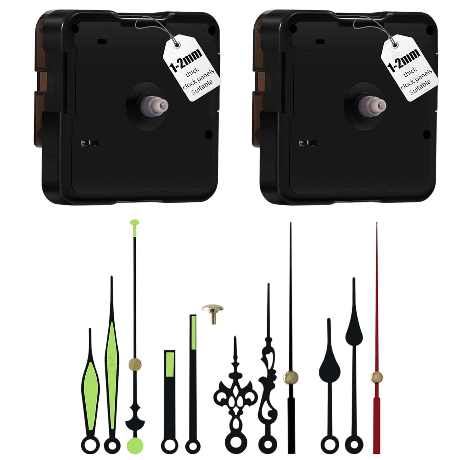 Tsophreniq Clock Movement Mechanism Battery Operated Repair Kits with Hands Replacement Parts Battery Operated Movement Kits Repair Hands Replacement