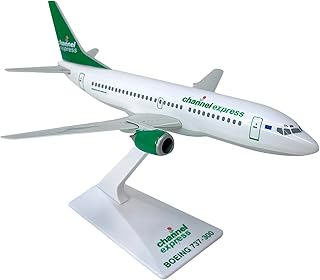 Flight Miniatures Channel Express 737-300 1:200 Scale - Plastic Snap-Fit Model Airplane - Collectible Replica of Channel Express Boeing Airlines - Part #ABO-73730H-020