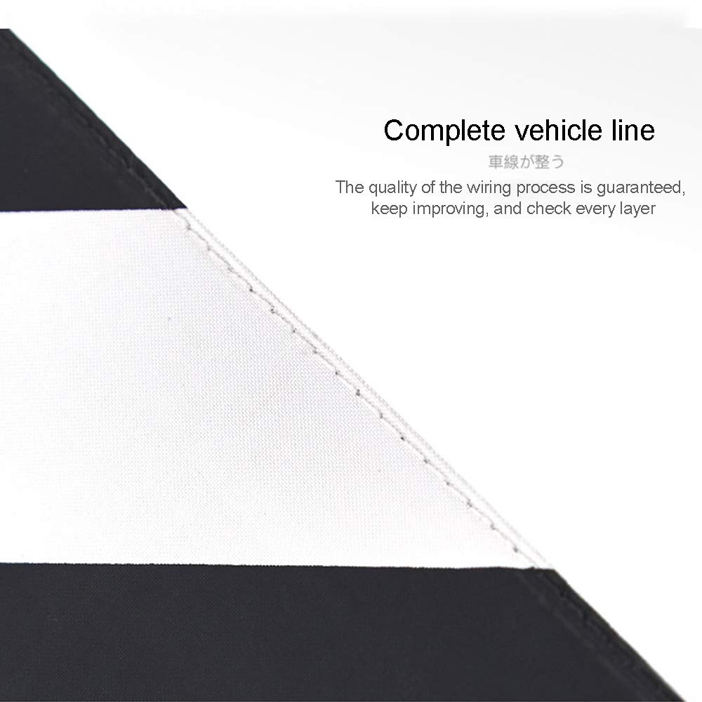 Completamente Automatico Ombra Ombrello Femminile Pieghevole Pioggia E Sole A Duplice Uso Stripes Piccolo Dolce Ultra-Light Mini Ombrellone con Impugnatura Ergonomica