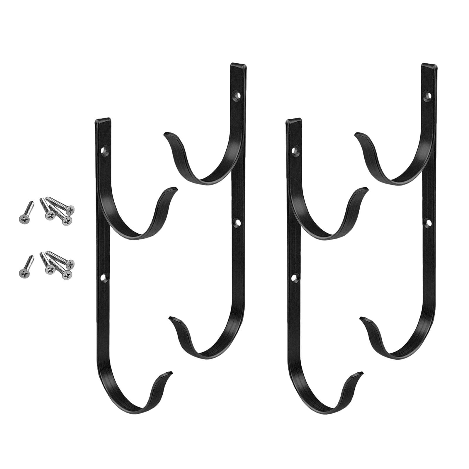 Enakshi® 4Pcs Premium Pool Pole Hangers Brackets with Screws for Leaf Rakes Brushes Black|Yard, Garden & Outdoor Living | Pools & Spas | Pool Equipment & Parts | Other Pool Equipment & Parts-picture-13
