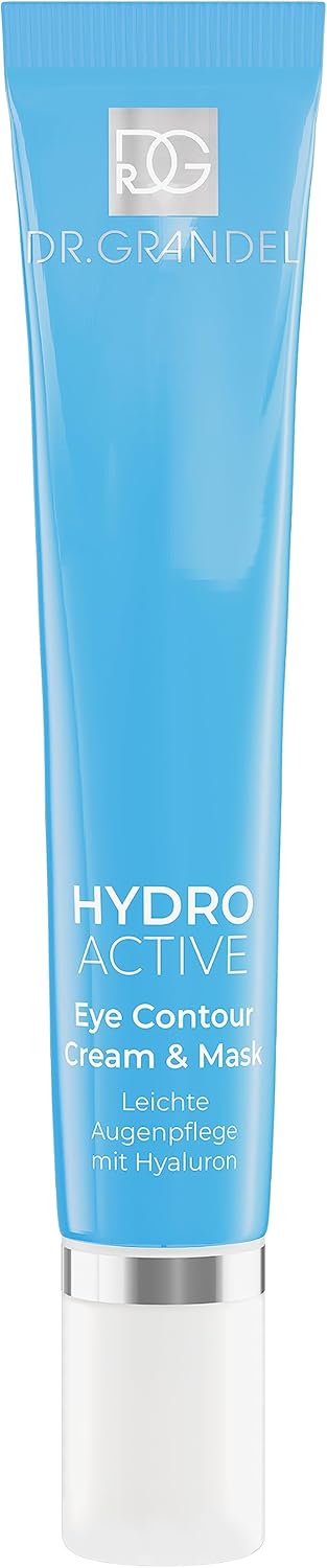 DR. GRANDEL Hydro Active Eye Contour Cream & Mask Cosmetica 20 ml – 2 in 1 product – intensieve verzorging voor stralende ogen – vermindert kringen en rimpels onder de ogen