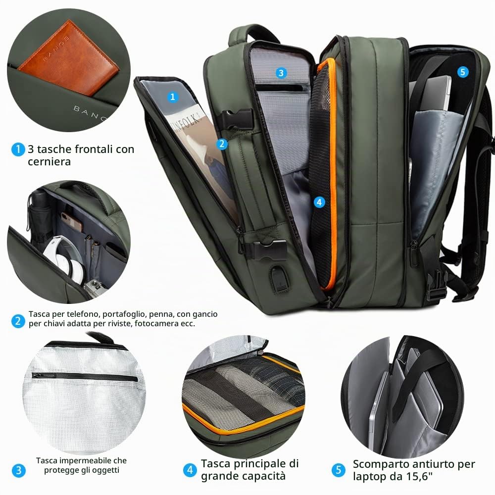 BANGE 1908 With Cubes ZAINO Unisex - Adulto (Pacco da 1)