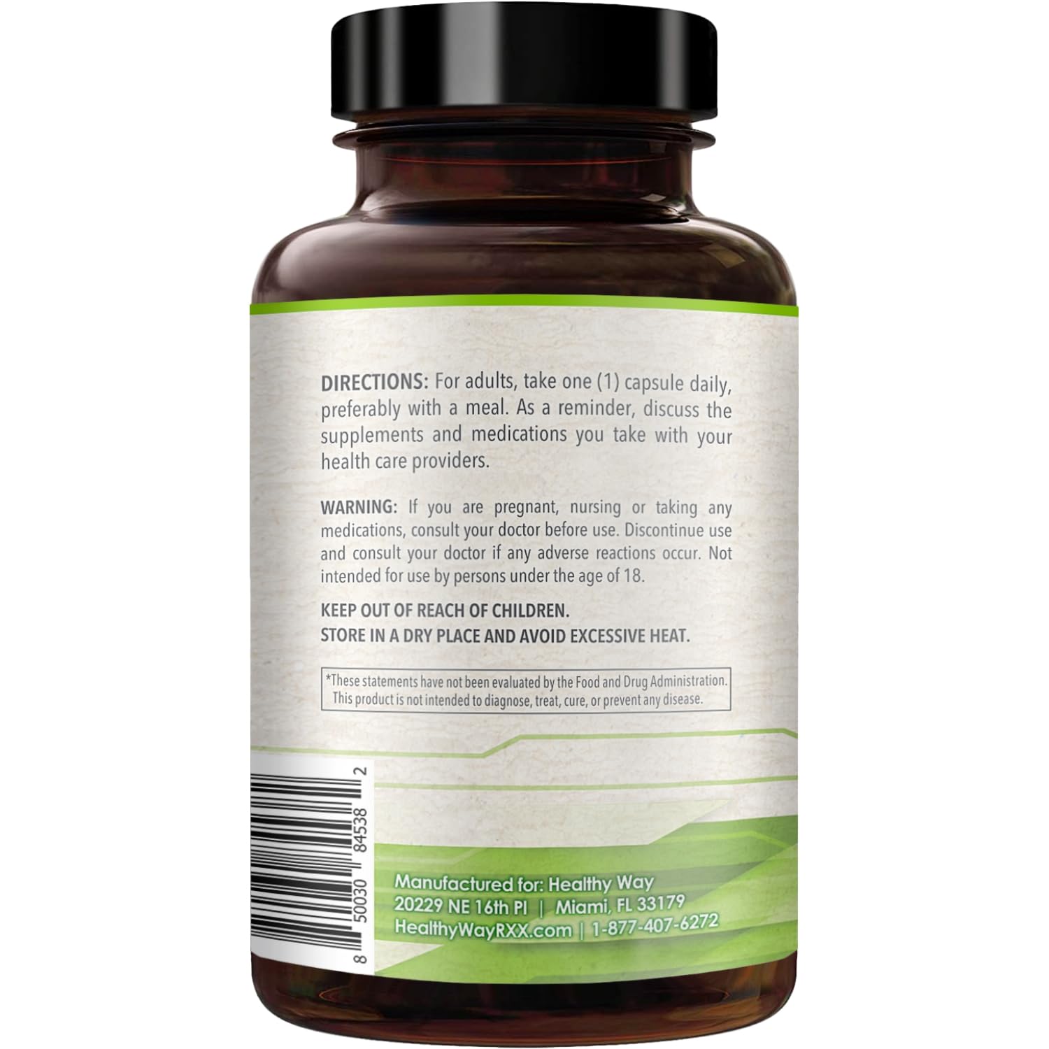 500mg SAM-e Supplement - High Strength 500mg S-Adenosyl-L-Methionine Capsules for Brain Liver and Mood Support - Non-GMO High Absorption Same Supplement (180 Capsules) — Amazon image 2