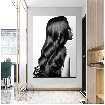 アートポスター ベアテ・ヴァッサーマン エキシビジョンポスター Amazon.co.jp: モダンスタイルヘアドレッシングポスター美しい髪