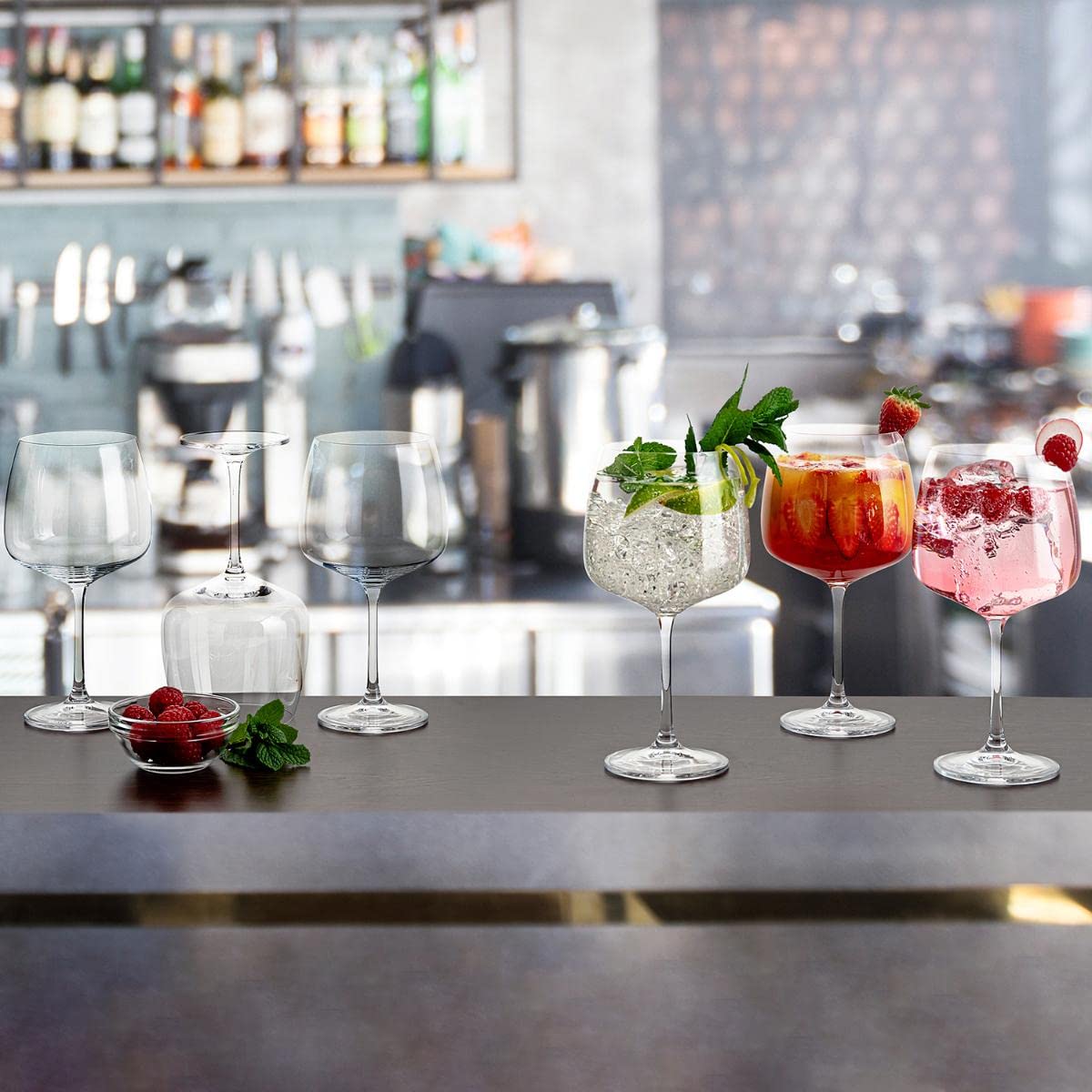 Amazon.com | Bohemia Box 6 Glasses Combined Cristalin 70cl