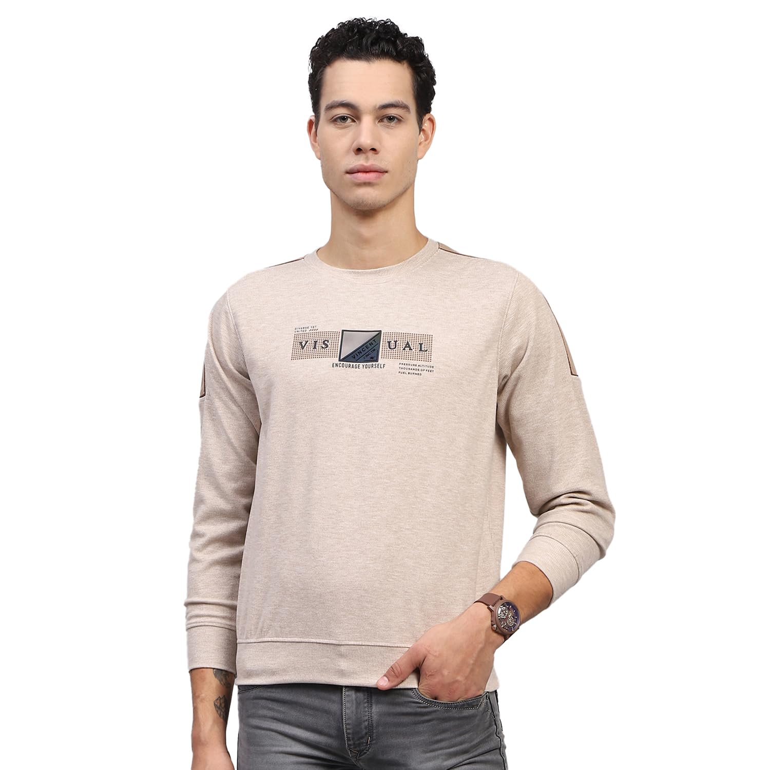 Monte Carlo Mens Printed Round Neck Full Sleeve Sweatshirt (224066138)-picture-16