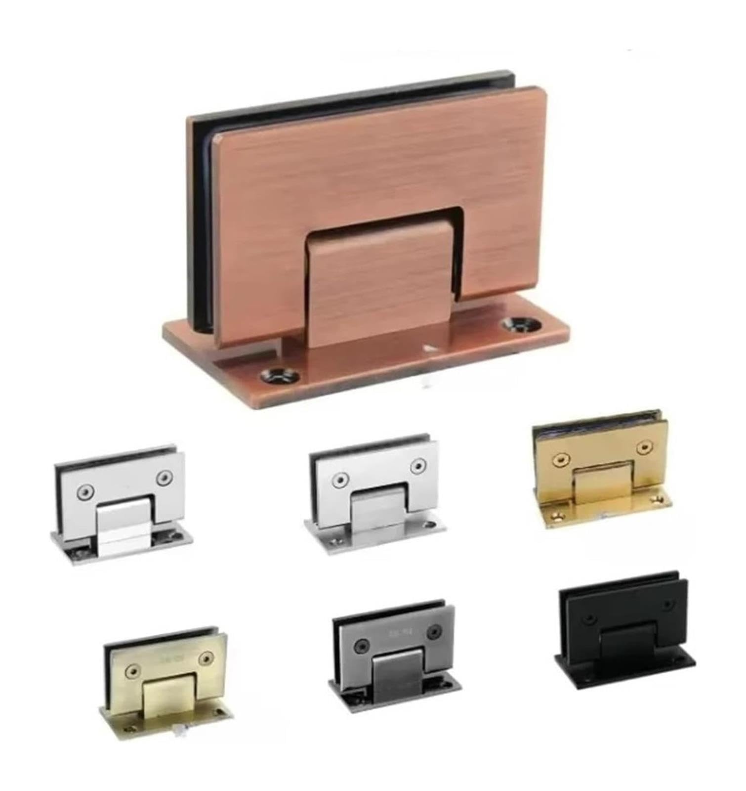 Bisagras de puerta vidrio for baño acero inoxidable