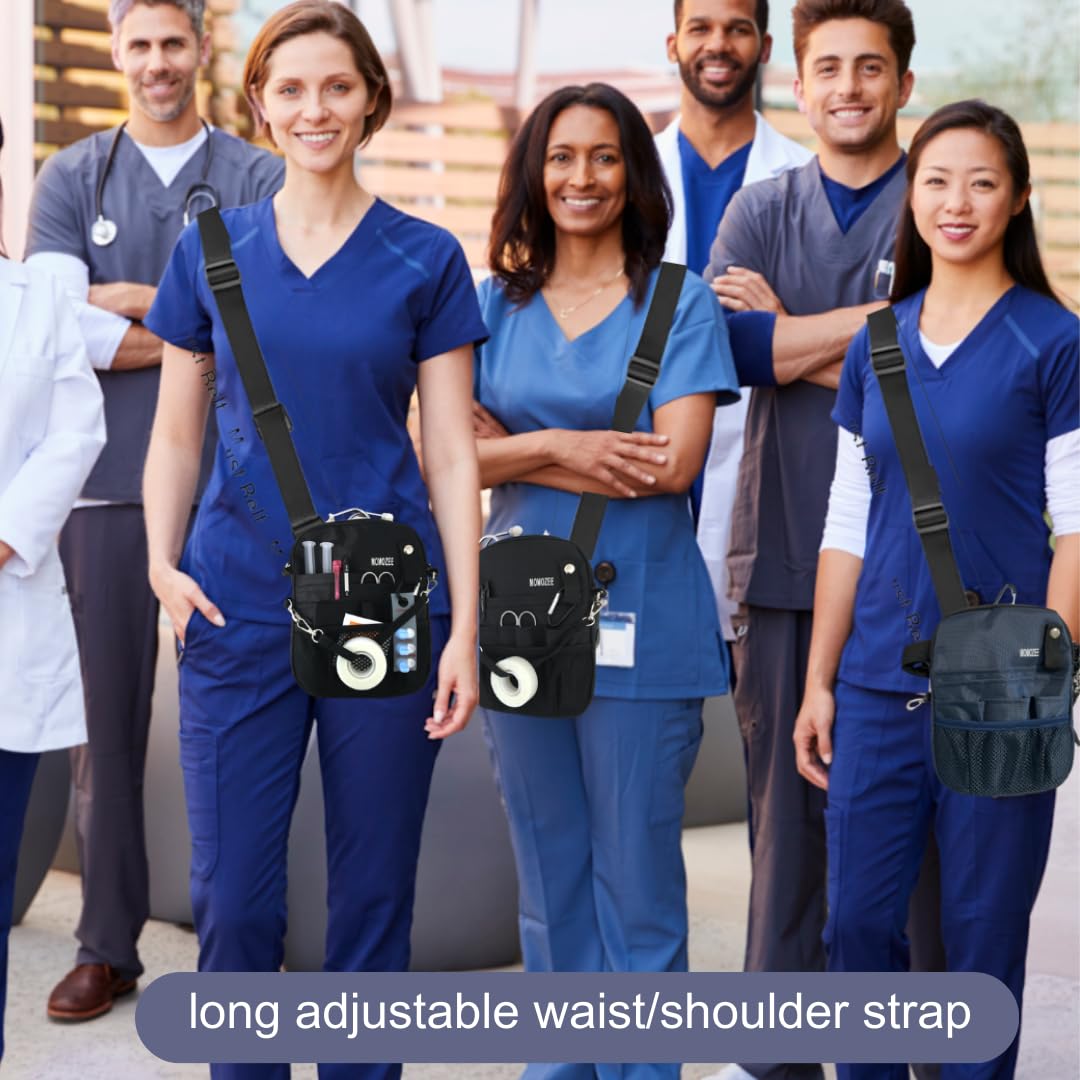 MOMOZEE Bolsa de enfermera, artículos esenciales de enfermería para enfermeras, artículos esenciales para estudiantes de enfermera, accesorios de enfermeras para el trabajo, bolsa de cintura de regalo