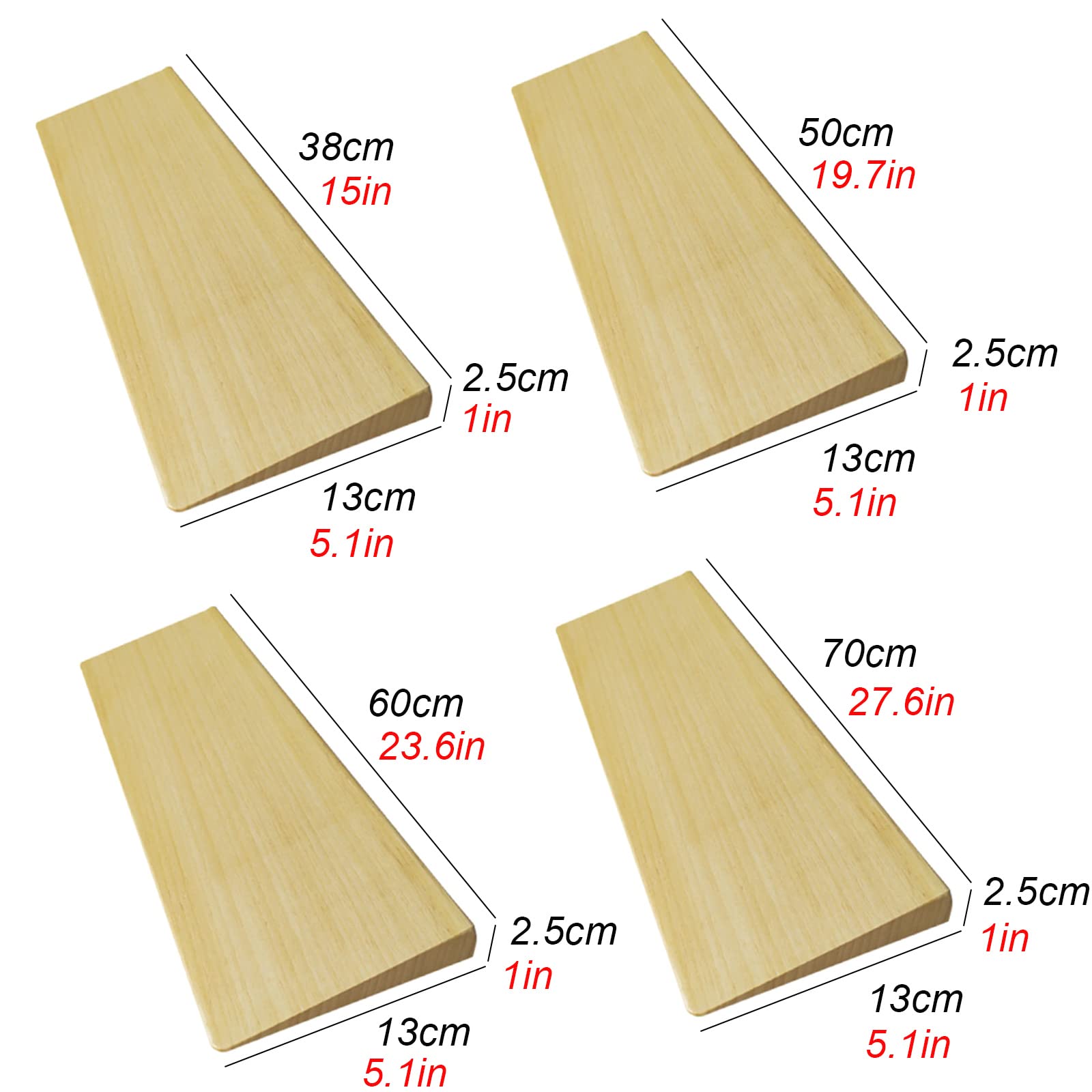 Soglia Interna della rampa in Legno sello, rampa di Accesso rialzata 1-3,5 cm Rampe per cordoli per disabili, Porte Gradini capannone Rampa per disabili Antiscivolo per sedie a rotelle