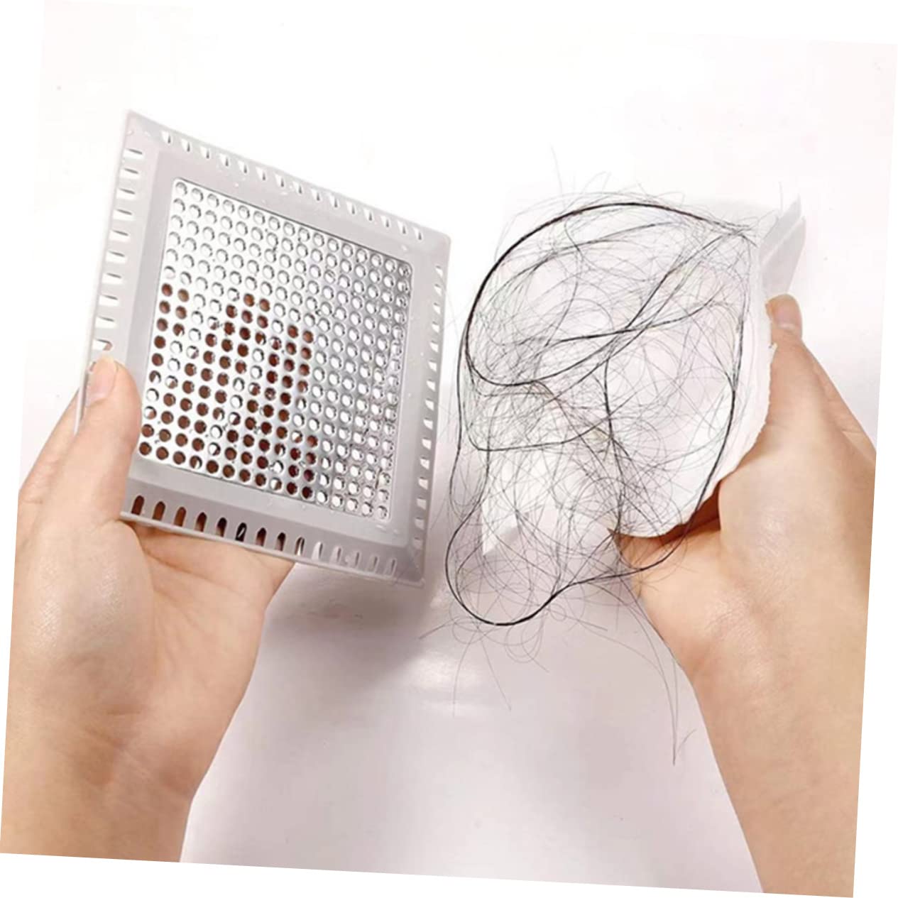 Gadpiparty 5piezas Drenaje De De Acero Inoxidable Colador para Cabello Filtro para Baño y Cocina Fácil Instalación y Uso Práctico