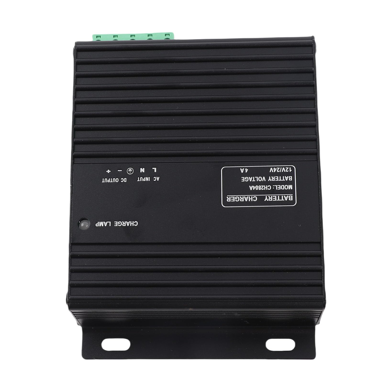 Jiawu Ładowarka Akumulatora, 12 V 24 V 4 A Aluminiowa Obudowa Wodoodporna, Uszczelniona żywicą epoksydową Ładowarka z Generatorem Diesla Inteligentna z Szerokim Napięciem AC80 275 Wskaźnik LED dla