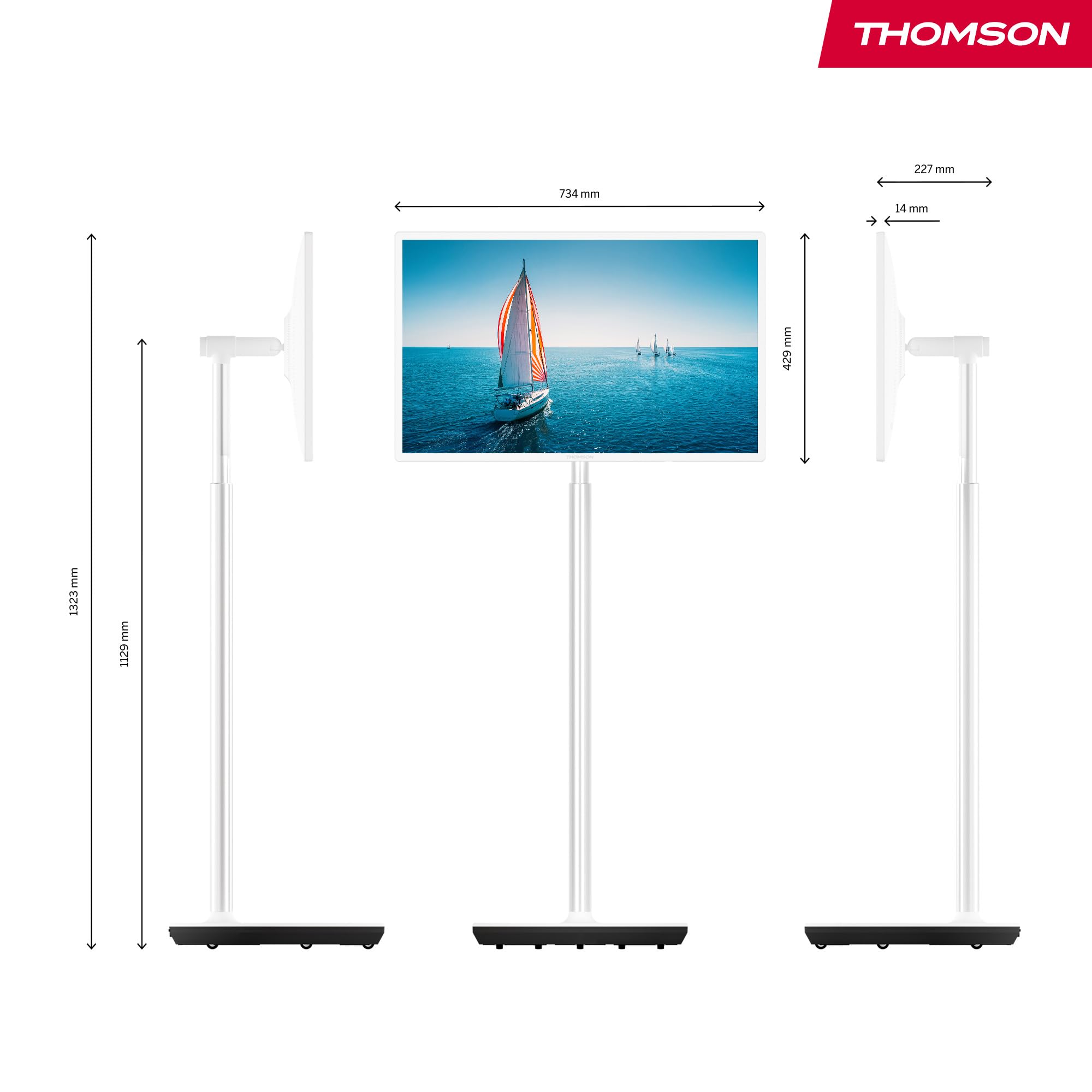 Thomson Go TV 32 Pollici Portatile Android Voice Control - Dettaglio