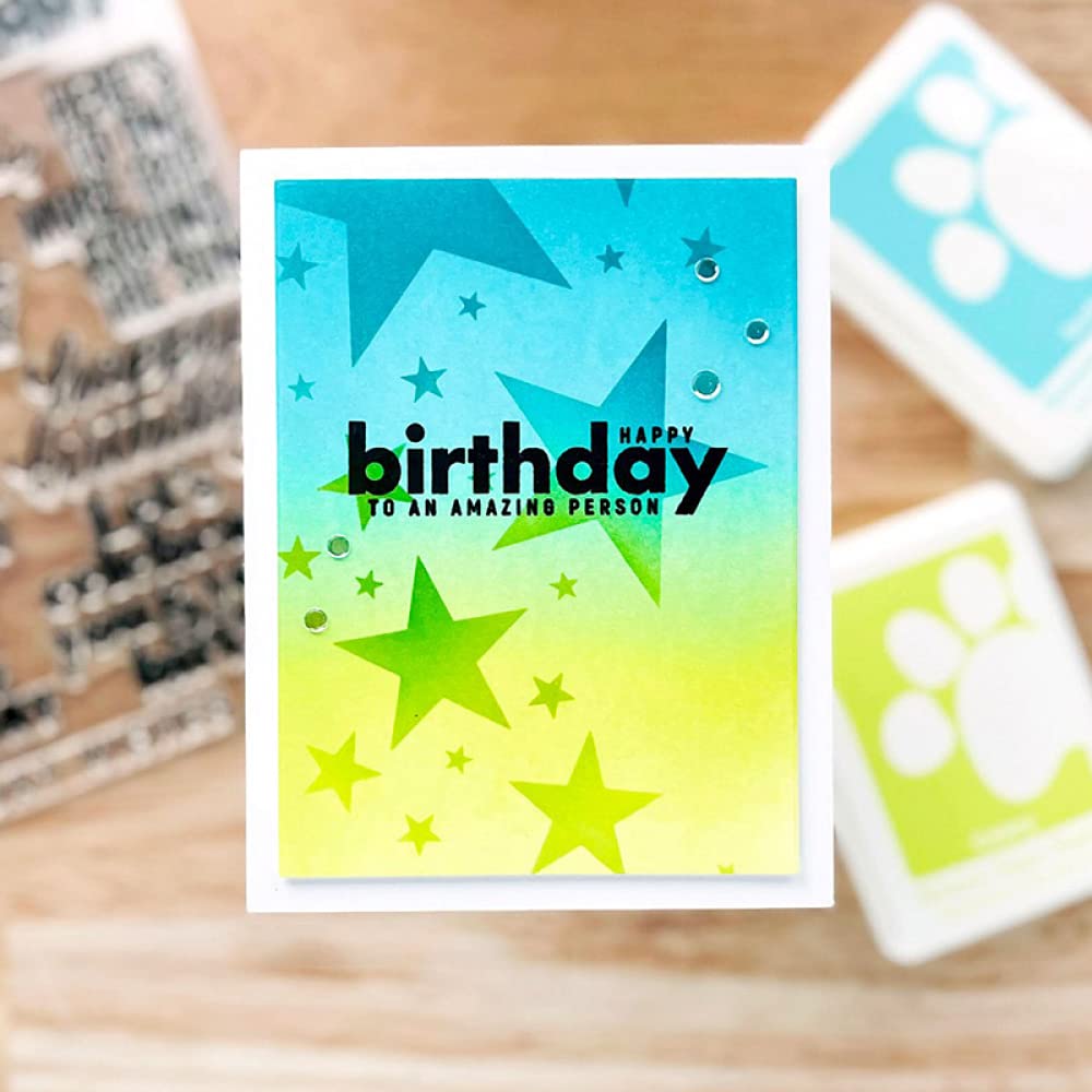Set di fustelle e timbri per la creazione di biglietti, tutù ragazza, Happy Birthday to You ballerina, timbro in gomma trasparente per fai da te scrapbooking carta, artigianato fatto a mano