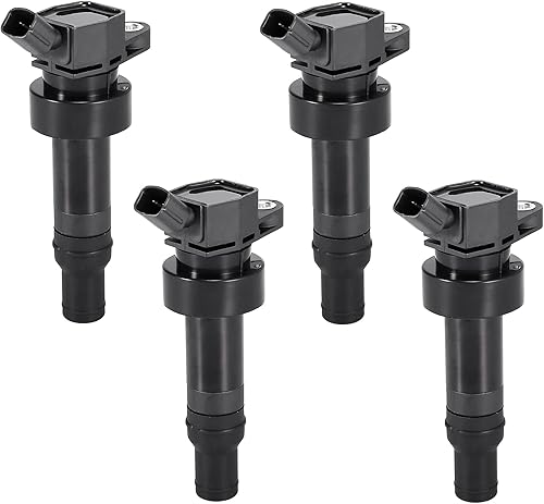 X AUTOHAUX 4pcs Coche Bobina de Encendido Motor Bobina de Encendido Reemplazo 27301 2B100 27301-2B100 para Hyundai Veloster Accent