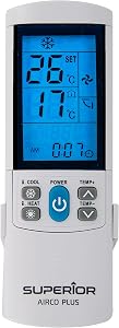 Superior Electronics SUPCU001 Airco Plus universal Airco telecommande