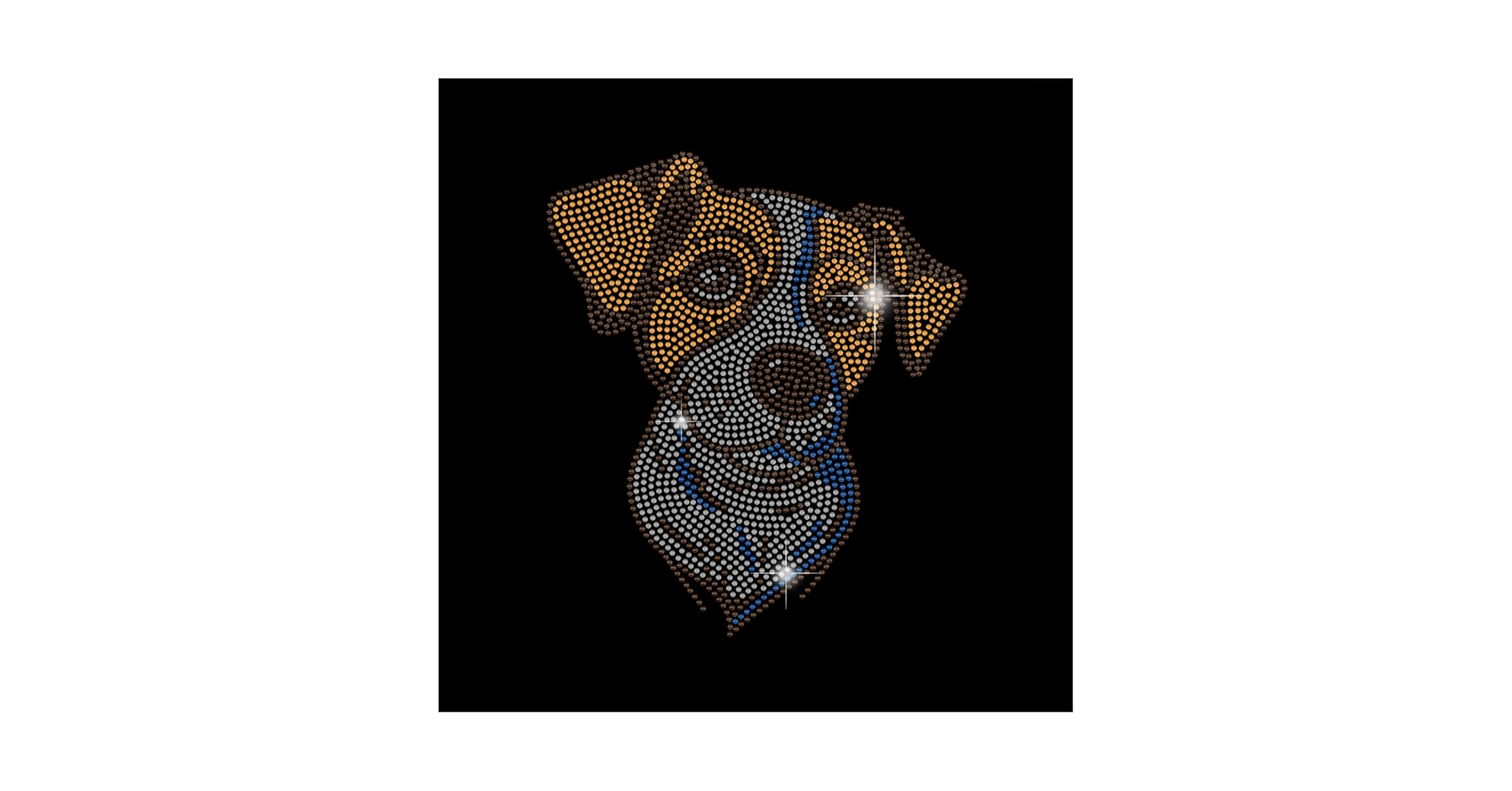 Amazon | SUPERDANT 犬アイロン転写シート かわいい犬 ライン