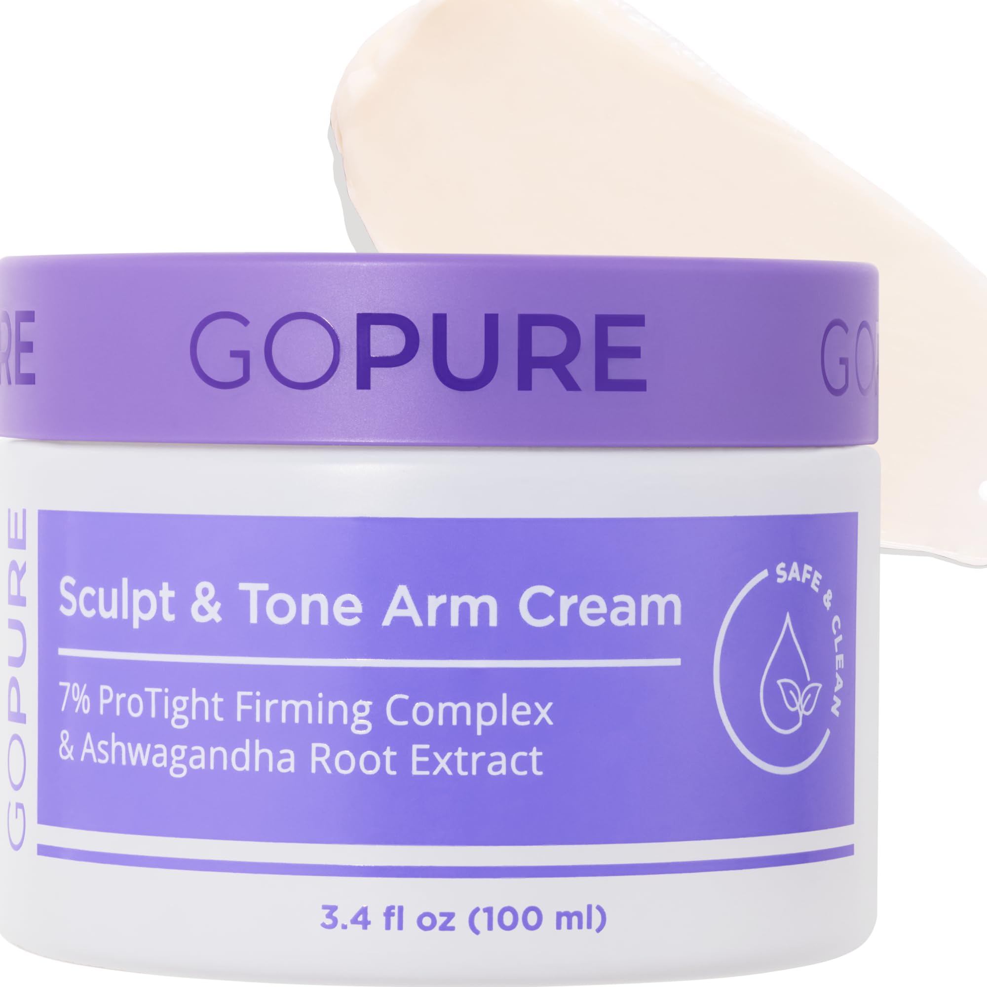 goPure Sculpt & Tone Arm Cream – Firming And Tightening Cream For The Arms, Smooths The Look Of Wrinkles, Deeply Hydrates, Firms The Look Of Crepey Texture On The Arms