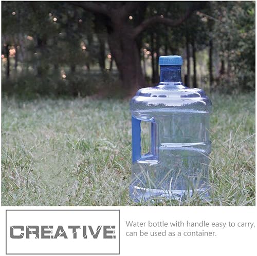 Miniatura 4 de Luxshiny Jarra de agua de 1.32 galones, botella de agua portátil reutilizable con asa, contenedor de agua para campamento, jarra de tanque de agua