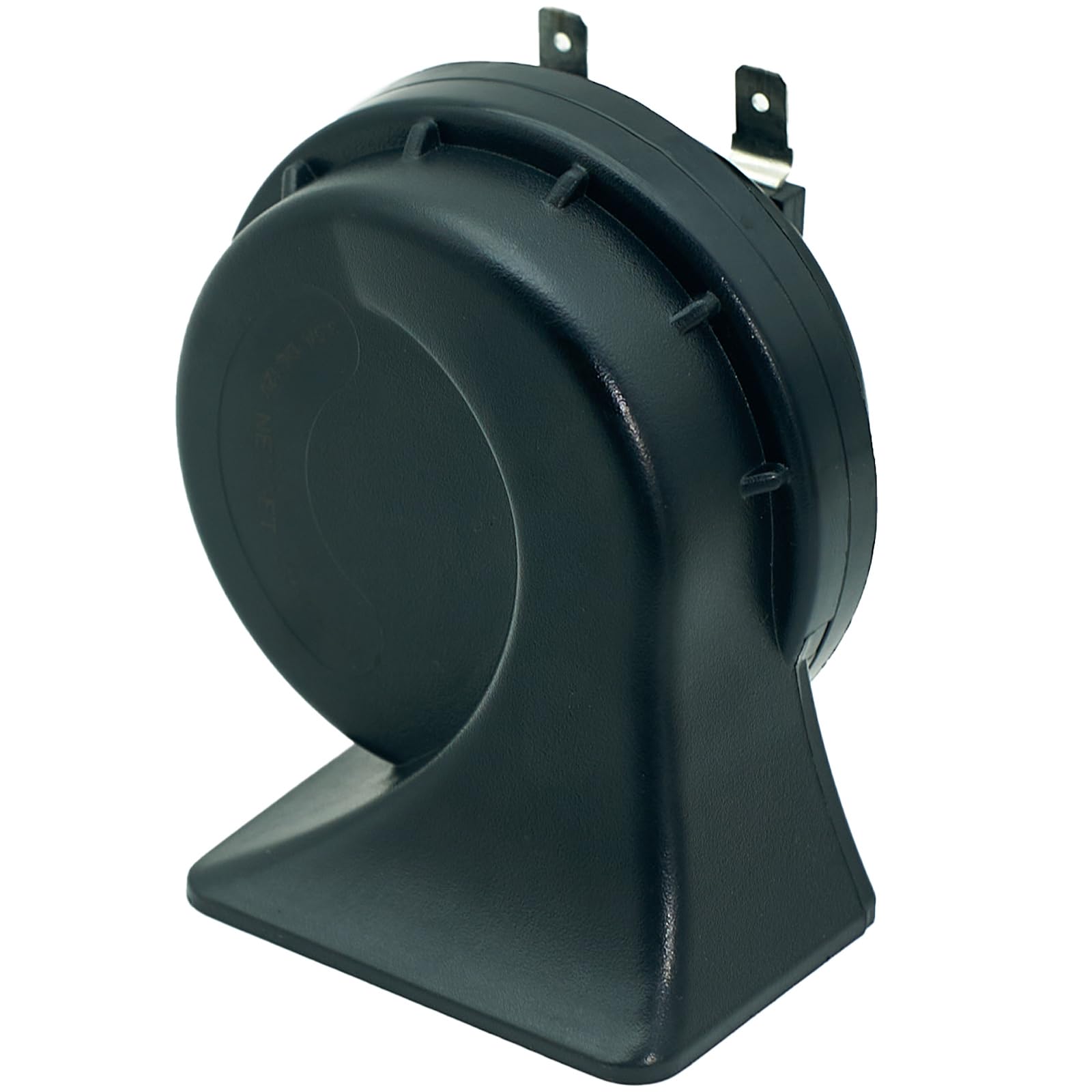 NEOGET 12V 128dB Low-Tone Car Horn, 410Hz, Black