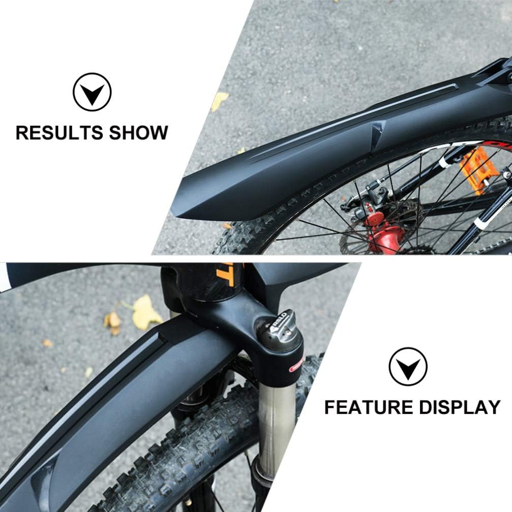 FAVOMOTO 1set Mudguard Replacement for Mountain Front and Rear Mud Guards Compatible Easy to Install
