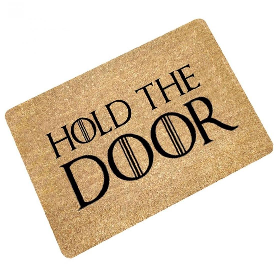 Onsinic As Photo Hold The Door Entrance Welcome Mats Rubber Funny Doormats Hallway Doorway Bathroom Rugs Floor Mats And Carpet