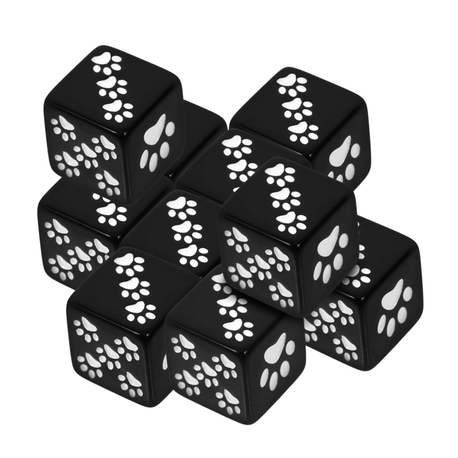 TOYANDONA 40piezas Dados De De De Cartoon Dados para Accesorios De Fiesta y Mesa
