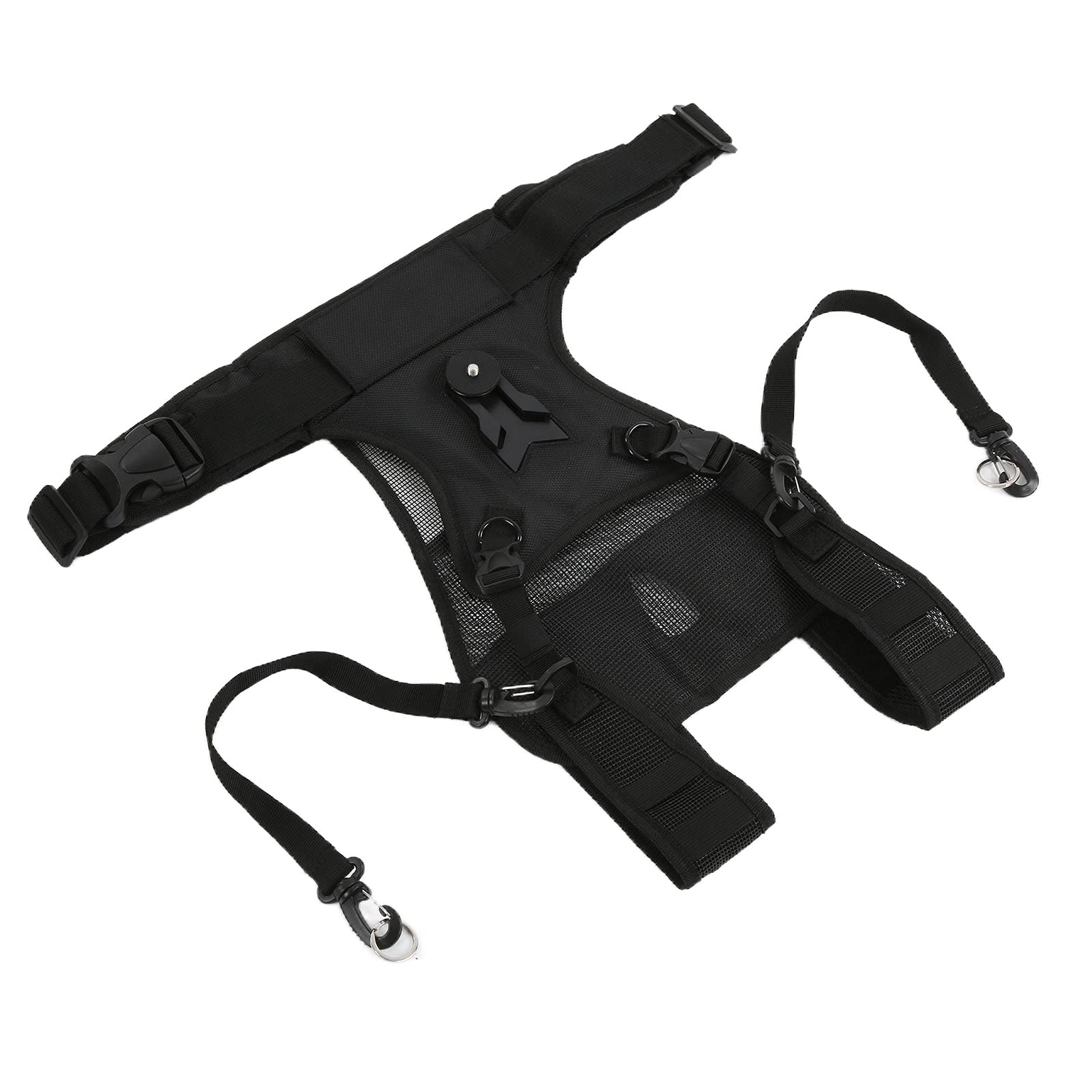 HEEPDD Correa para Cámara Dual, Arnés para Fotógrafos, Cómoda y Transpirable con Diseño de Portador de Cámara Dual Correa para, Pecho Ajustable de Nailon Cámaras Digitales y