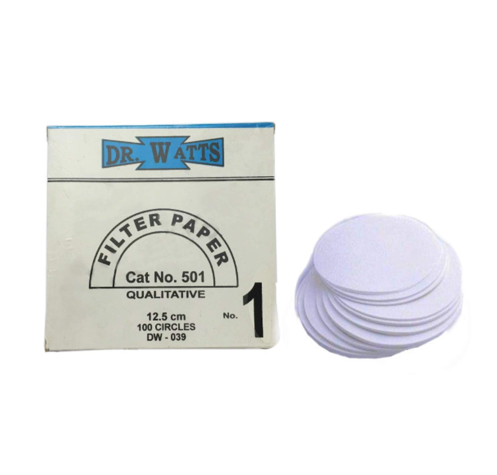 Sciencolab Premium Dr. Watt Filter Paper 5" Dia. [12.5Cm] Round [Pkt .Of 100 Piece] Superior Qua. [For School & College Students Only]