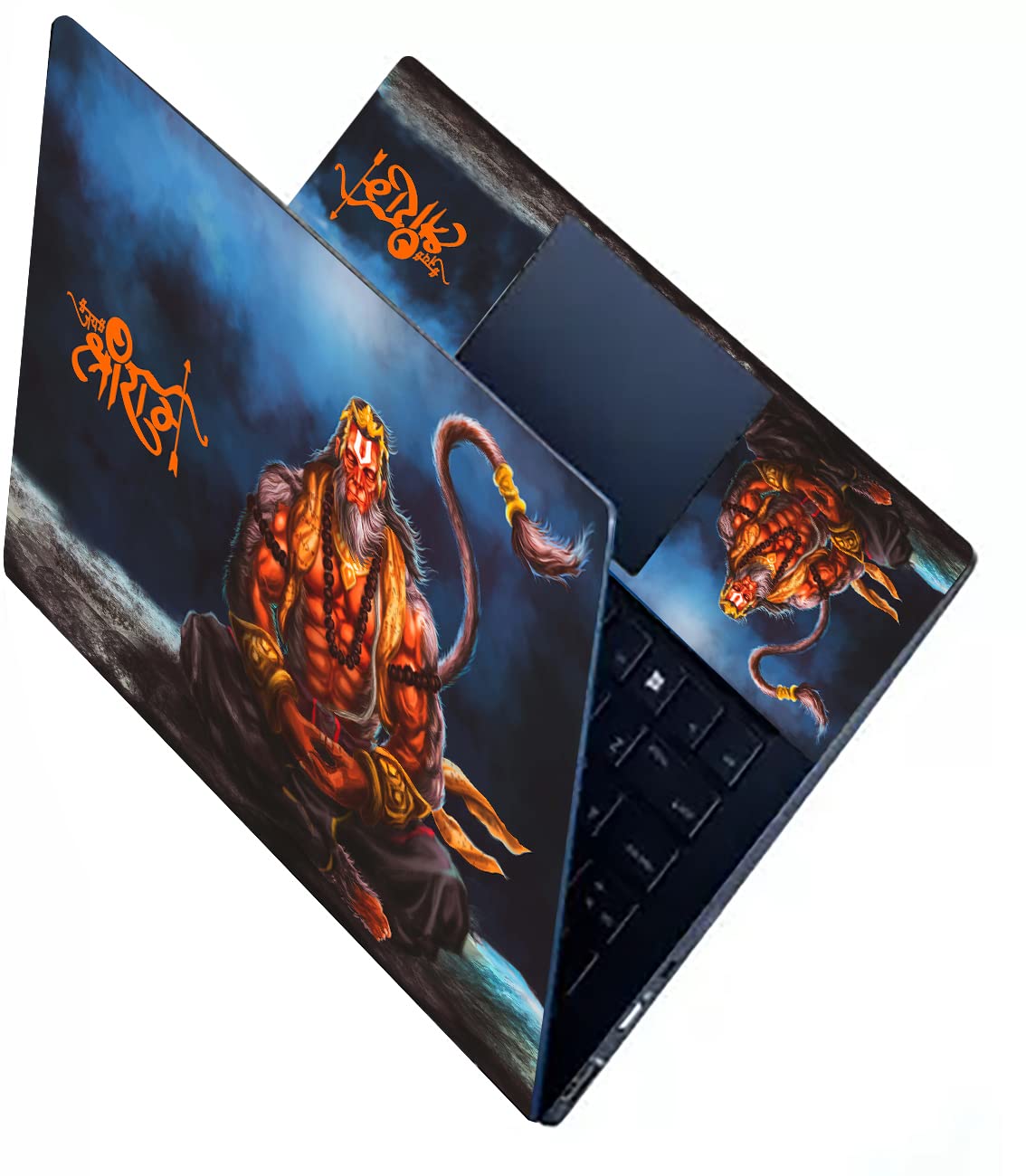 KALARKARI VeerHanuman No Residue, Bubble Free, Removable HD Quality Printed Premium Matte Finish Vinyl Skin/Sticker/Decal for Back and Palmrest Portion of Laptop Size Upto 15.6 Inch (B0BRT238SN) Amazon Price History, Amazon Price Tracker