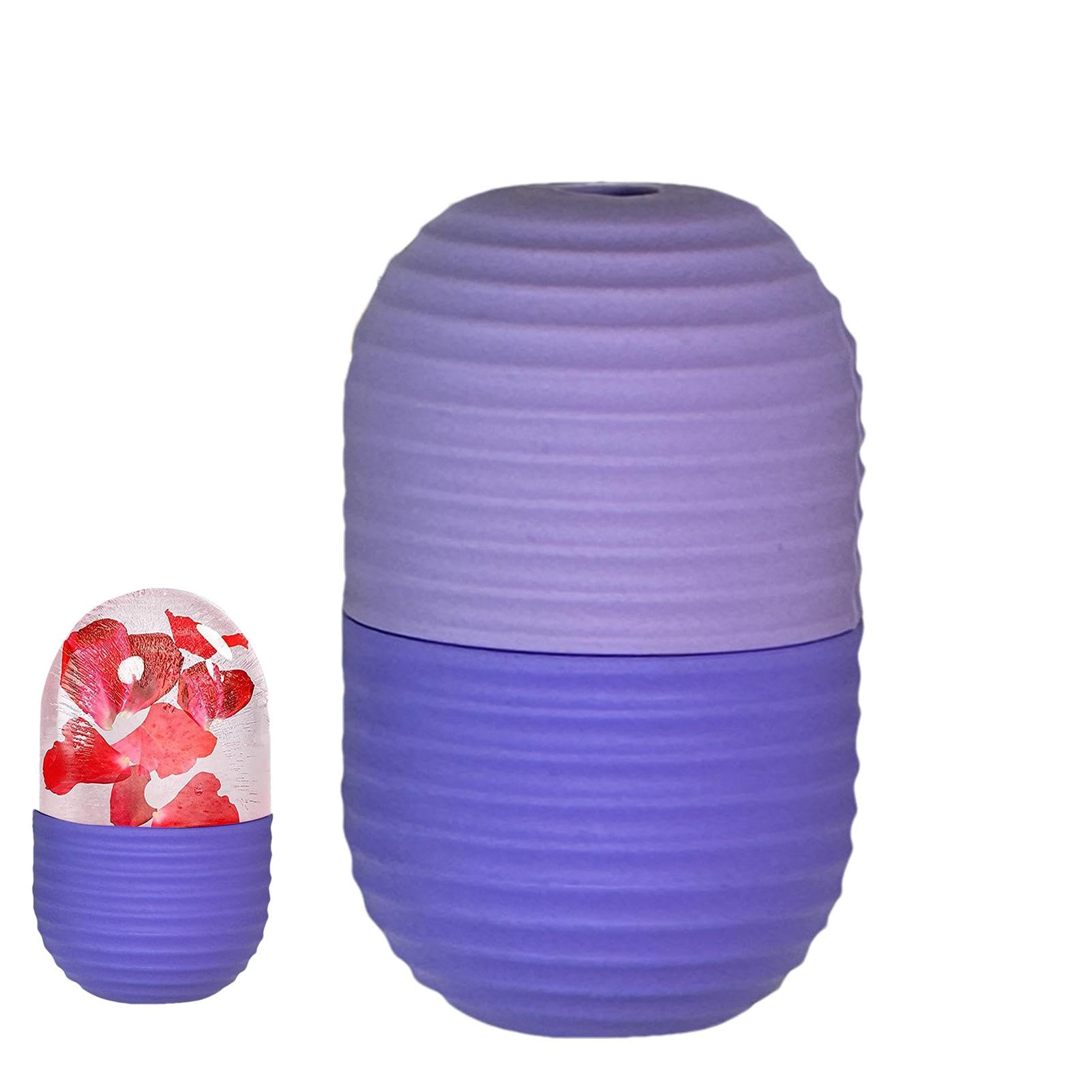 Ice Rollers Facial | Rodillo de Hielo para La Cara De Silicona | Rodillo Facial de Hielo Reutilizable para Cara Fría para Aliviar Hinchazón | Molde de Hielo Para Masaje Facial DIY para Regalo de Mujer