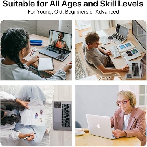 Miniatura 5 de Pegatina para Mac Excel y Word Shortcuts 2023, adhesivo de vinilo para atajos de teclado Afterplug para MacBook ProAir de 13 a 16 pulgadas,