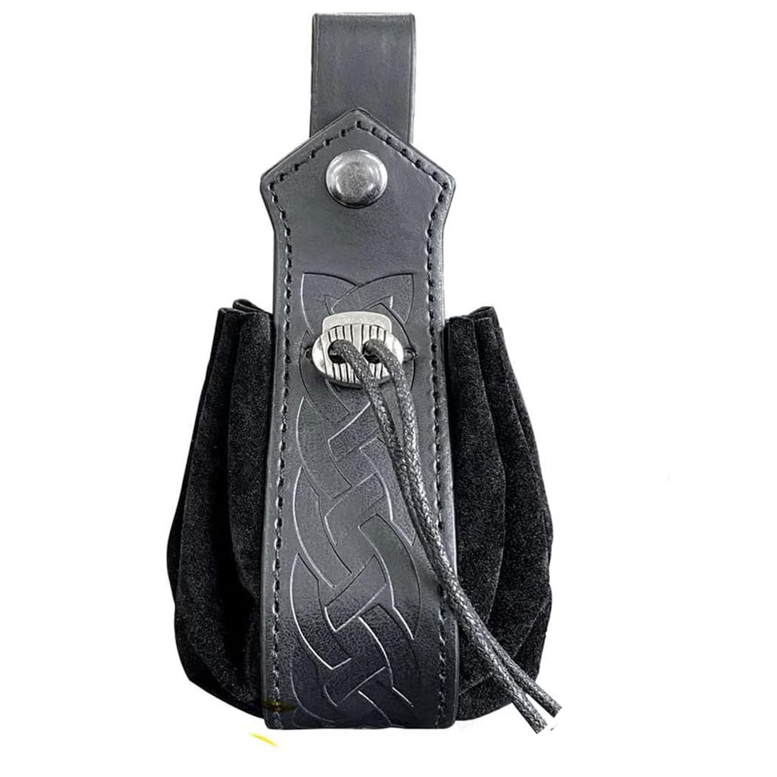 Belt Pouch Waist Bag Fanny Pack Medieval Vintage Leather Pouch Cellphone Holder Holster Carry Belt Purse Pocket Casual Hiking Festival Renaissance