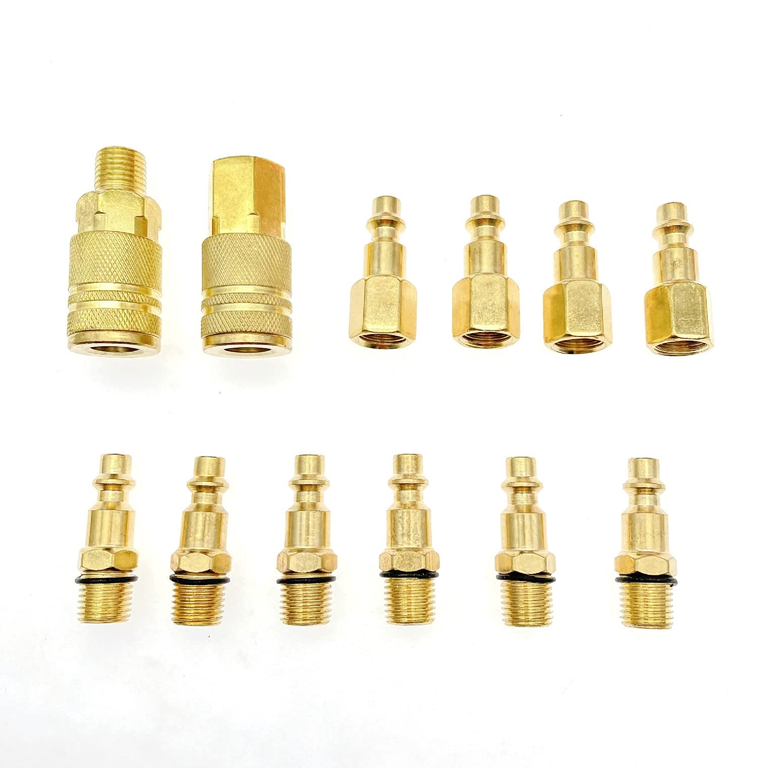 Buy JZK 12x Air Coupler and Plug kit 1/4 NPT air Fittings, Industrial