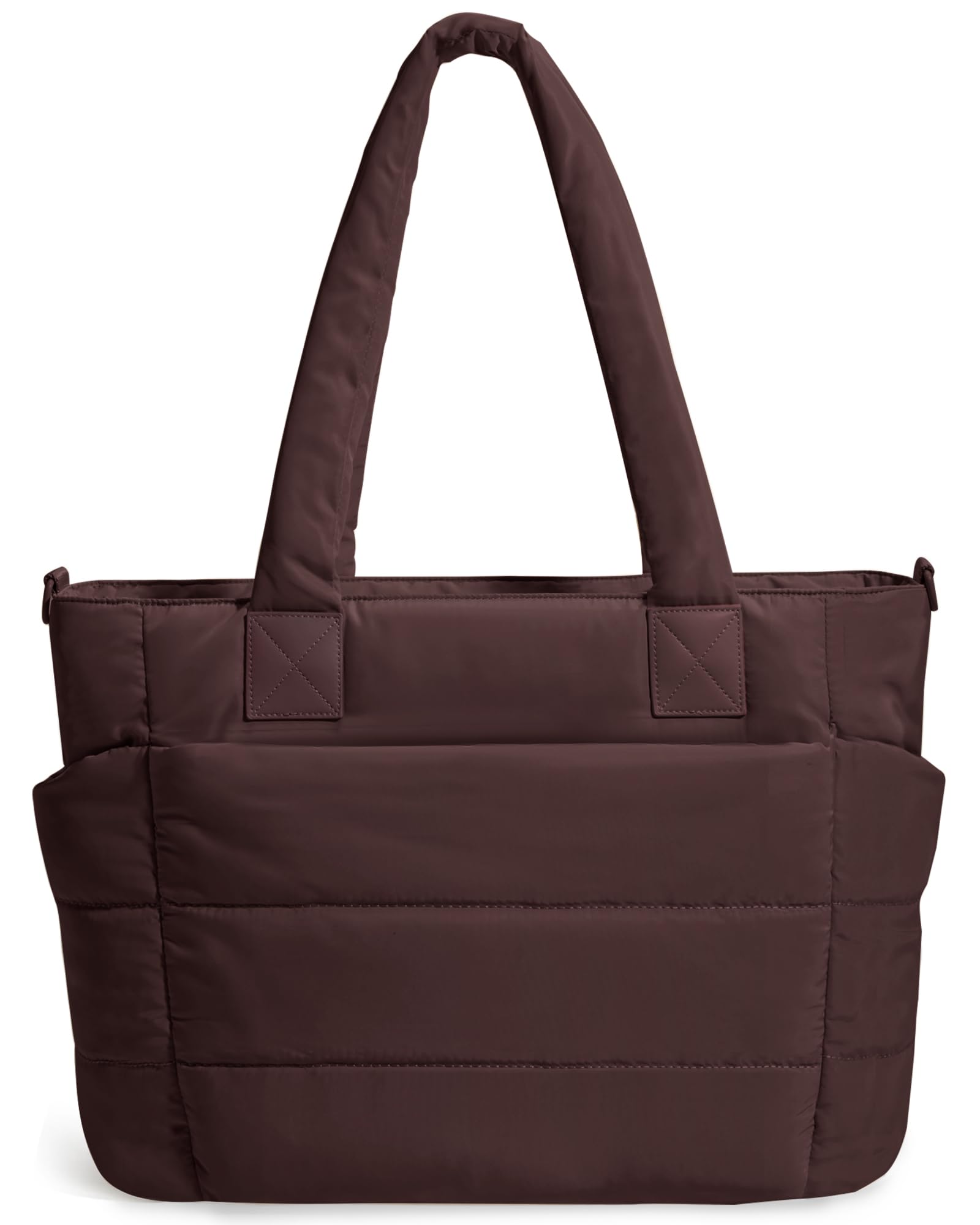 Tote Bag for Women Lightweight Puffer Tote Bag Large Nurse Bags Handbag with Pockets Zipper Closure for Work