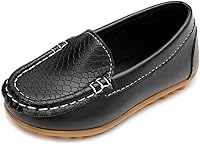 Vista 1 de Lonsoen - Mocasines de meter para niños y niñas, suaves y de vestir